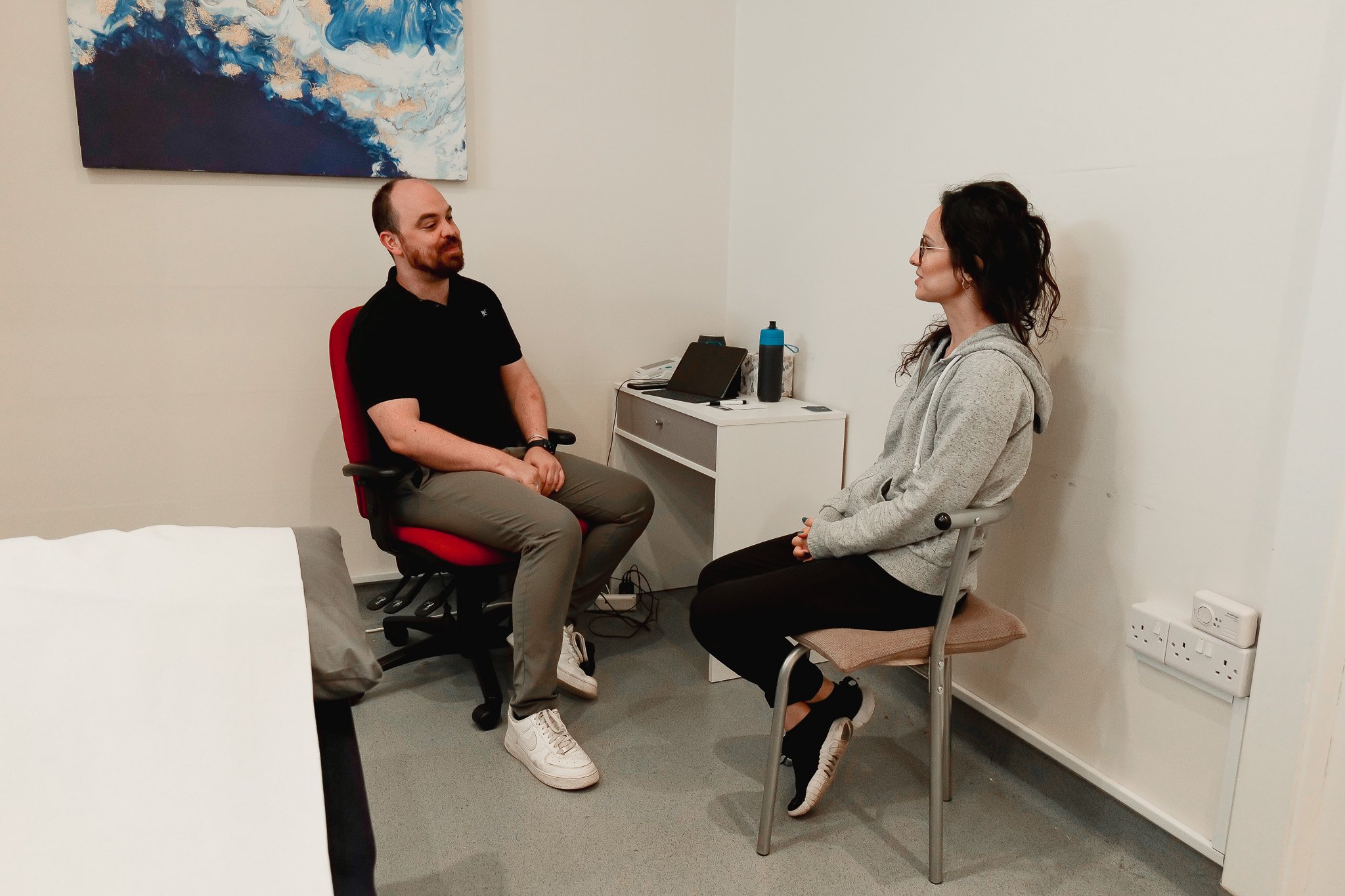 Andrew Terry during consult